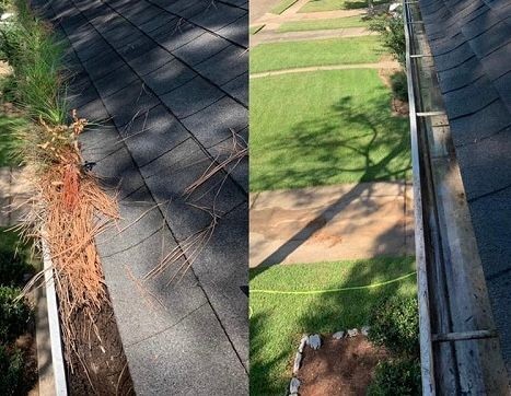 "gutter cleaning services", "gutter repair", "downspout cleaning", "leaf removal", "cleaning gutters", "gutter maintenance", and "roof cleaning" cleaning, removing leaves and dirt from gutter and down spouts